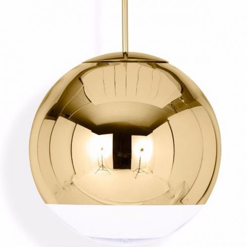 Подвесной светильник ImperiumLoft Mirror Ball Gold D50 фото