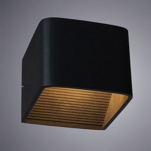 Настенный светодиодный светильник Arte Lamp Scatola A1423AP-1BK фото
