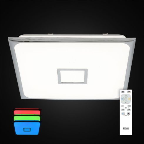 Потолочный светодиодный светильник Citilux Старлайт CL703K80RGB хром фото