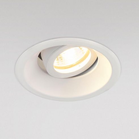 Встраиваемый точечный светильник Elektrostandard 6068 MR16 белый фото