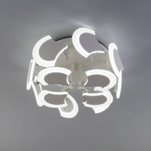Потолочная светодиодная люстра Eurosvet Geisha 90159/12 белый фото