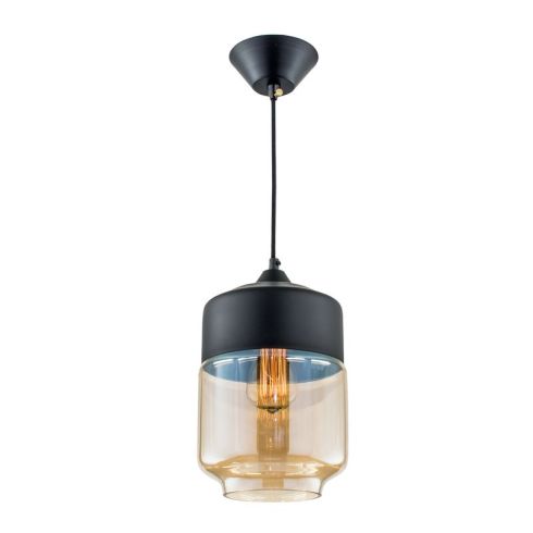 Подвесной светильник Citilux Эдисон CL450207 черный + дымчатый фото
