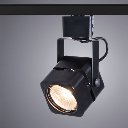 Трековый светильник Arte Lamp Misam A1315PL-1BK фото