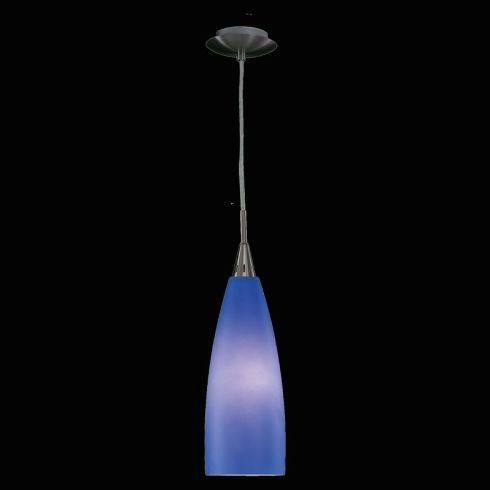 Подвесной светильник Citilux   CL942012 хром матовый + синий фото
