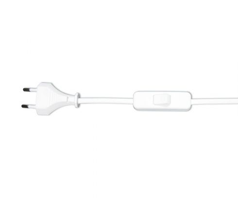 Шнур с переключателем 2м (10шт в упаковке) Kink Light A2300,01 белый фото