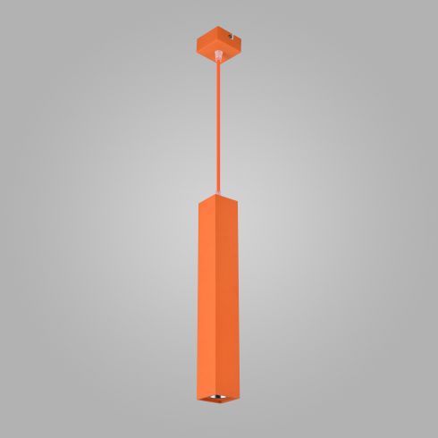 Светильник подвесной Eurosvet Cant 50154/1 LED оранжевый фото