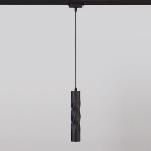 Трековый светодиодный светильник Eurosvet Scroll 50162/1 LED черный фото