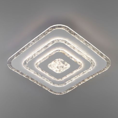 Потолочный светодиодный светильник Eurosvet Freeze 90211/1 белый фото