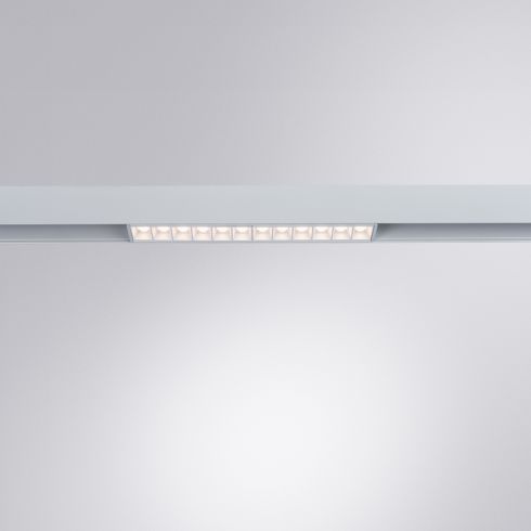 Трековый светодиодный светильник для магнитного шинопровода Arte Lamp Linea A4674PL-1WH фото