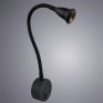 Настенный светодиодный светильник Arte Lamp Twist A7603AP-1BK фото