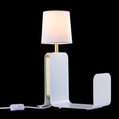 Настольная лампа с выключателем Karl MOD618TL-01W фото