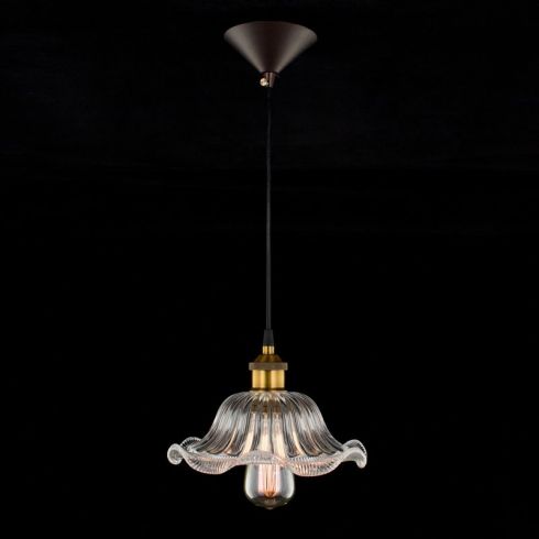 Подвесной светильник Citilux Эдисон CL450105 бронза + венге фото