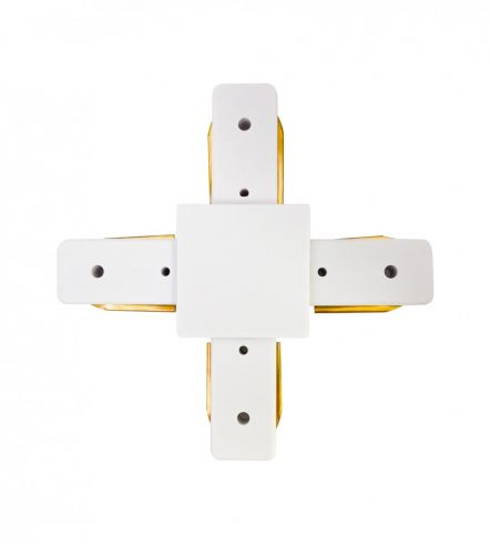 Коннектор крестообразный для однофазного шинопровода Kink Light Треки 169,01 белый фото
