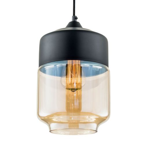 Подвесной светильник Citilux Эдисон CL450207 черный + дымчатый фото
